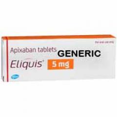Generic Eliquis (tm) 5 mg (90 Pills)